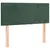 Produktbild 6 för Ramsäng med madrass mörkgrön 90x190 cm sammet