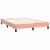 Produktbild 4 för Ramsäng med madrass rosa 140x190 cm sammet