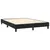 Produktbild 4 för Ramsäng med madrass svart 140x190 cm sammet