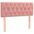 Produktbild 6 för Ramsäng med madrass rosa 90x190 cm sammet