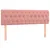 Produktbild 6 för Ramsäng med madrass rosa 140x190 cm sammet