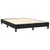 Produktbild 4 för Ramsäng med madrass svart 140x190 cm sammet