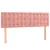 Produktbild 6 för Ramsäng med madrass rosa 140x190 cm sammet