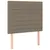Produktbild 6 för Ramsäng med madrass taupe 100x200 cm tyg