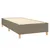 Produktbild 4 för Ramsäng med madrass taupe 80x200 cm tyg