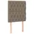 Produktbild 6 för Ramsäng med madrass taupe 80x200 cm tyg