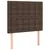 Produktbild 6 för Ramsäng med madrass brun 80x200 cm konstläder