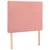 Produktbild 6 för Ramsäng med madrass rosa 90x200 cm sammet