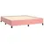Produktbild 4 för Ramsäng med madrass rosa 180x200 cm sammet