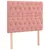 Produktbild 6 för Ramsäng med madrass rosa 90x190 cm sammet