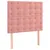 Produktbild 6 för Ramsäng med madrass rosa 80x200 cm sammet