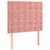 Produktbild 6 för Ramsäng med madrass rosa 90x200 cm sammet