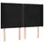 Produktbild 7 för Ramsäng med madrass & LED svart 140x190 cm tyg