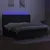 Produktbild 3 för Ramsäng med madrass & LED svart 200x200 cm tyg