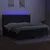 Produktbild 3 för Ramsäng med madrass & LED svart 200x200 cm tyg