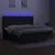 Produktbild 3 för Ramsäng med madrass & LED svart 200x200 cm tyg