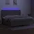 Produktbild 3 för Ramsäng med madrass & LED taupe 200x200 cm tyg