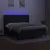 Produktbild 3 för Ramsäng med madrass & LED svart 160x200 cm tyg