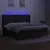 Produktbild 3 för Ramsäng med madrass & LED svart 200x200 cm tyg