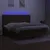 Produktbild 3 för Ramsäng med madrass & LED mörkbrun 200x200 cm tyg