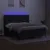 Produktbild 3 för Ramsäng med madrass & LED svart 160x200 cm tyg
