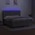 Produktbild 3 för Ramsäng med madrass & LED taupe 160x200 cm tyg