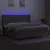 Produktbild 3 för Ramsäng med madrass & LED taupe 200x200 cm tyg