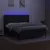 Produktbild 3 för Ramsäng med madrass & LED svart 180x200 cm tyg