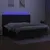 Produktbild 3 för Ramsäng med madrass & LED svart 200x200 cm tyg