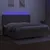 Produktbild 3 för Ramsäng med madrass & LED taupe 200x200 cm tyg