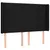 Produktbild 7 för Ramsäng med madrass & LED svart 140x190 cm tyg