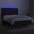 Produktbild 3 för Ramsäng med madrass & LED svart 140x190 cm tyg 