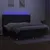 Produktbild 3 för Ramsäng med madrass & LED svart 200x200 cm tyg