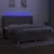 Produktbild 3 för Ramsäng med madrass & LED taupe 200x200 cm tyg