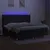 Produktbild 3 för Ramsäng med madrass & LED svart 200x200 cm tyg