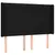 Produktbild 7 för Ramsäng med madrass & LED svart 140x190 cm tyg