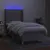 Produktbild 3 för Ramsäng med madrass & LED ljusgrå 100x200 cm tyg
