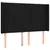 Produktbild 7 för Ramsäng med madrass & LED svart 140x190 cm tyg