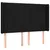 Produktbild 7 för Ramsäng med madrass & LED svart 140x200 cm tyg
