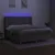 Produktbild 3 för Ramsäng med madrass & LED taupe 160x200 cm tyg
