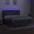 Produktbild 3 för Ramsäng med madrass & LED mörkgrå 180x200 cm tyg