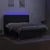Produktbild 3 för Ramsäng med madrass & LED svart 180x200 cm tyg