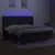 Produktbild 3 för Ramsäng med madrass & LED svart 200x200 cm tyg