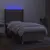 Produktbild 3 för Ramsäng med madrass & LED taupe 90x190 cm tyg