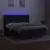 Produktbild 3 för Ramsäng med madrass & LED svart 180x200 cm tyg