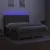 Produktbild 3 för Ramsäng med madrass & LED taupe 180x200 cm tyg