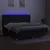 Produktbild 3 för Ramsäng med madrass & LED svart 200x200 cm tyg