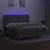 Produktbild 3 för Ramsäng med madrass & LED taupe 160x200 cm tyg