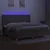 Produktbild 3 för Ramsäng med madrass & LED taupe 200x200 cm tyg