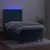 Produktbild 3 för Ramsäng med madrass & LED mörkblå 90x190 cm sammet